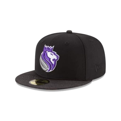 Sacramento Kings Gorra | New Era NBA Shadow Tech 59fifty Fitted Cap Mexico - Negros